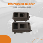 Brown Interior Door Handle for Toyota Pickup 4Runner (1984–1995) 69205-04010