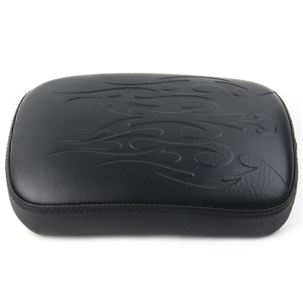Rear Pillion Pad Seat for Harley Bobber Sportster (Fits 8 Suction Cups)