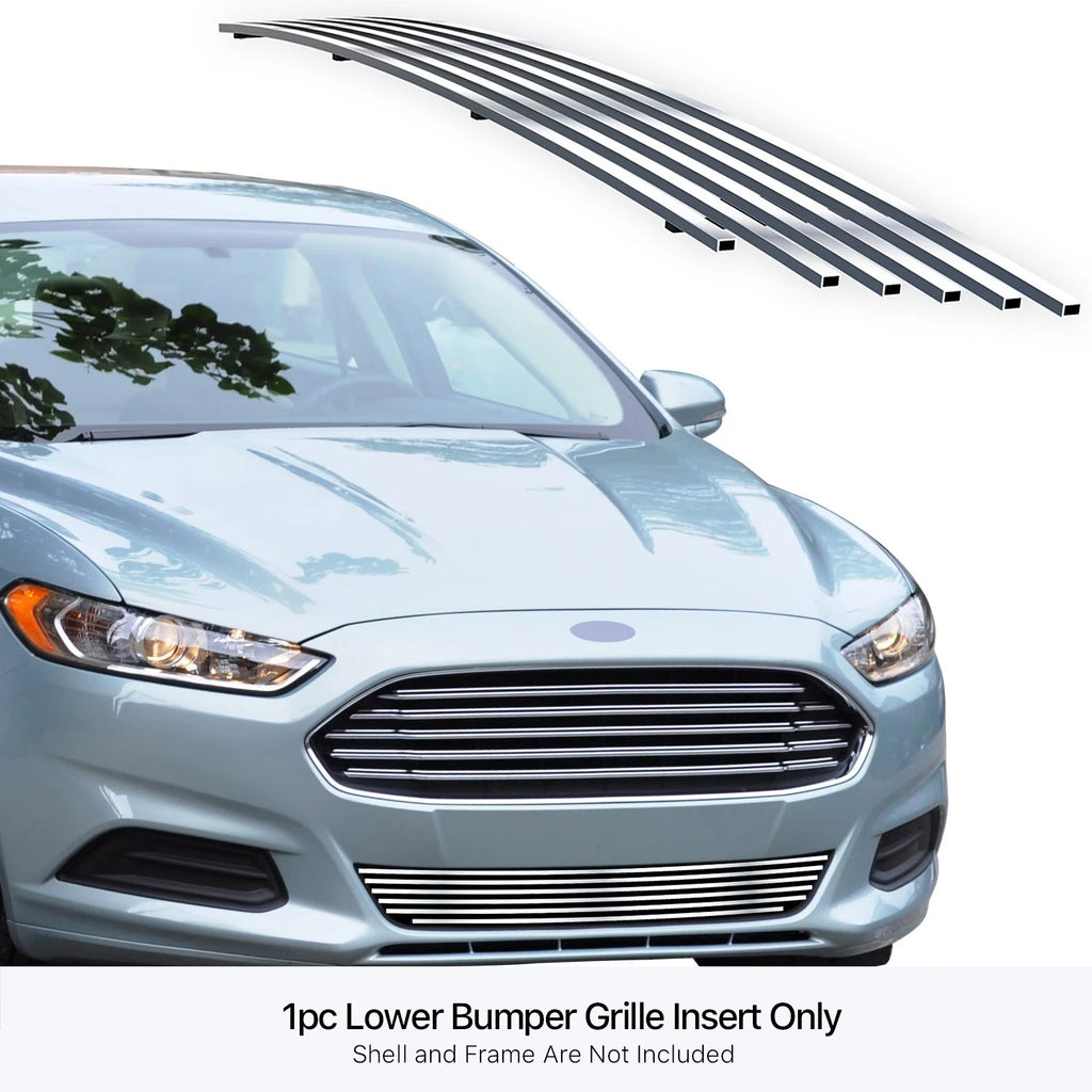 Stainless Chrome Billet Grill Insert for Ford Fusion (2013-2016)