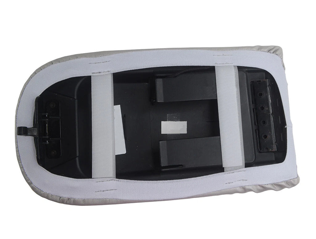 Console Lid Pull Over Cover Leather for Ford Expedition (1997–2002) Light Gray