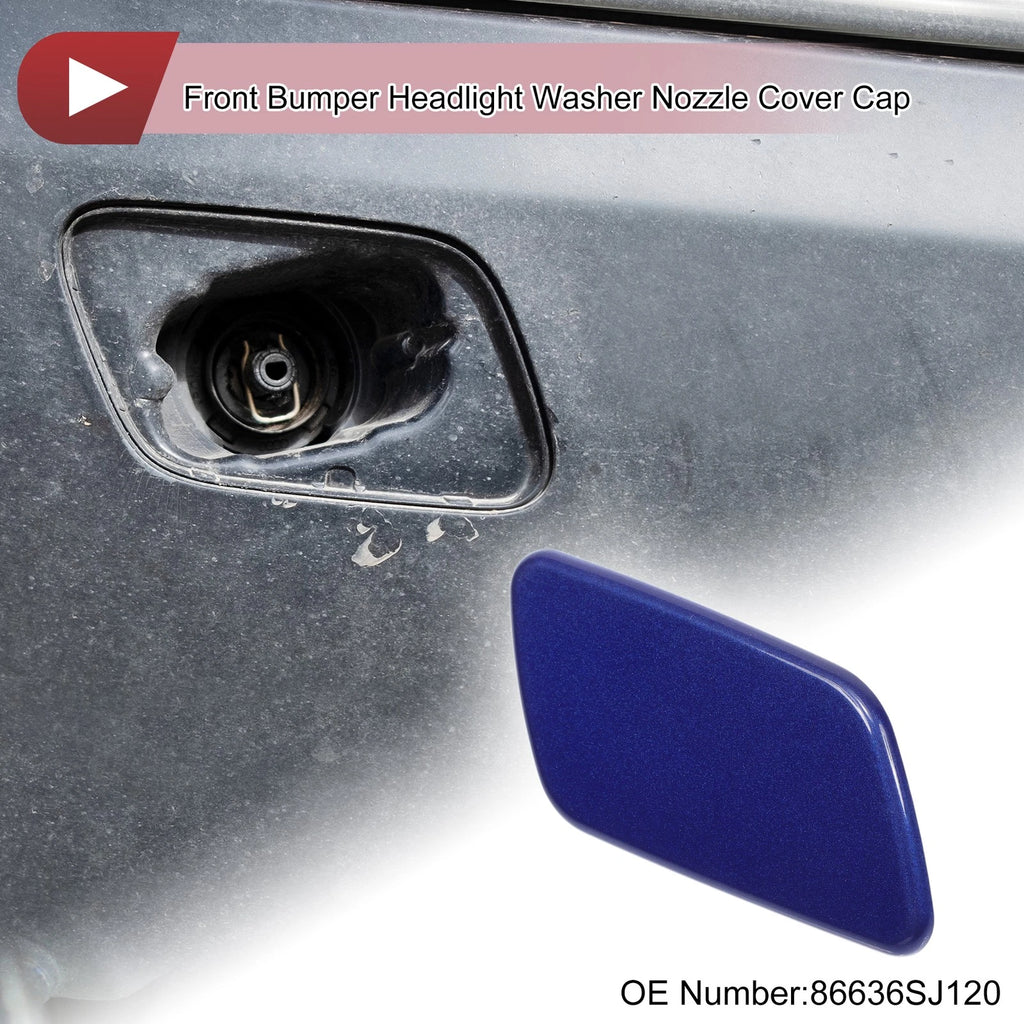 Front Right Washer Nozzle Cover Cap for Subaru Forester (2018–2021) Blue