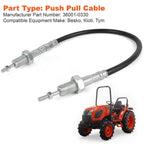 Push Pull Loader Joystick Cable for Kioti CK25, CK27, CK30, CK35 (36001-0330)