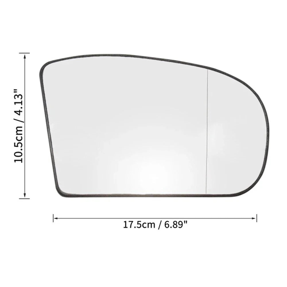 Right Side Mirror Glass for Mercedes-Benz E-Class E500 E320 E350 E55 (2003-2009)