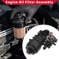 Engine Oil Filter Base Housing Assembly with Seals for Audi A6 A7 (2012–2018) No.059115389K