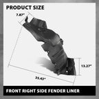 Front Right Fender Liner for Mercedes-Benz E350 E400 E550 (2014–2017)