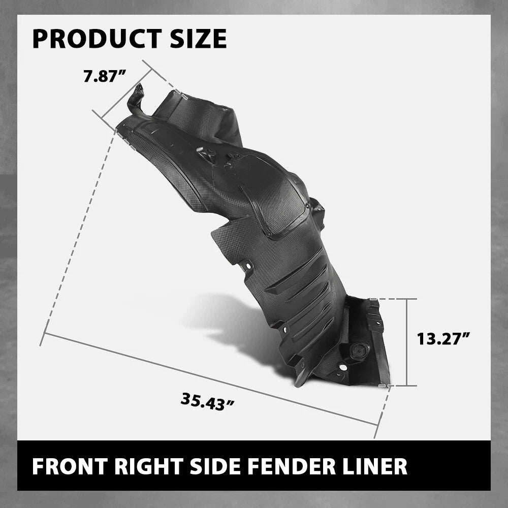 Front Right Fender Liner for Mercedes-Benz E350 E400 E550 (2014–2017)