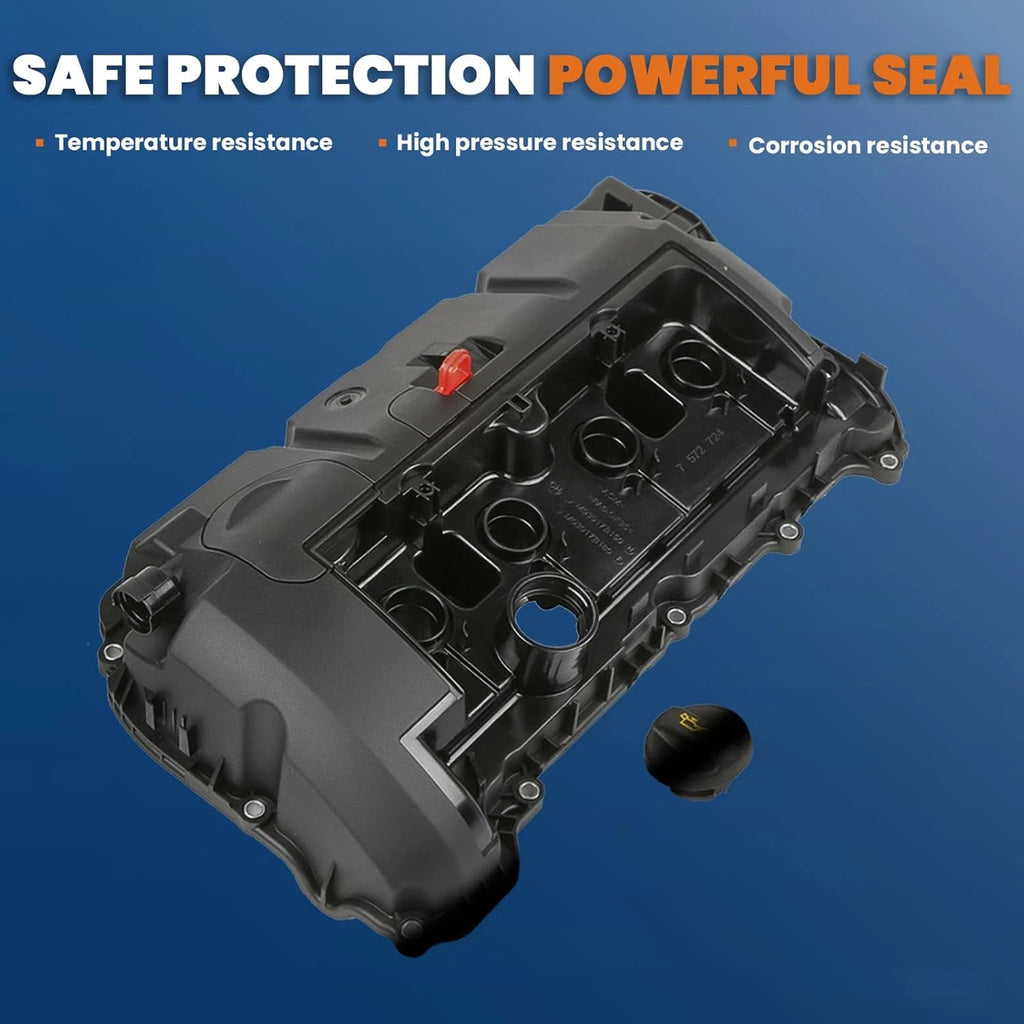 Engine Valve Rocker Cover with Gasket for Mini Cooper (2007-2016)