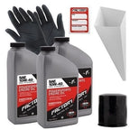 3qt Oil Change Kit for Kawasaki Ninja 650R ABS (2006–2011) - SAE 10W-40