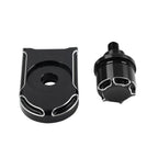 Rear Mudguard Seat Bolt Screw & Knob Cover for Harley Touring (1996-2024)