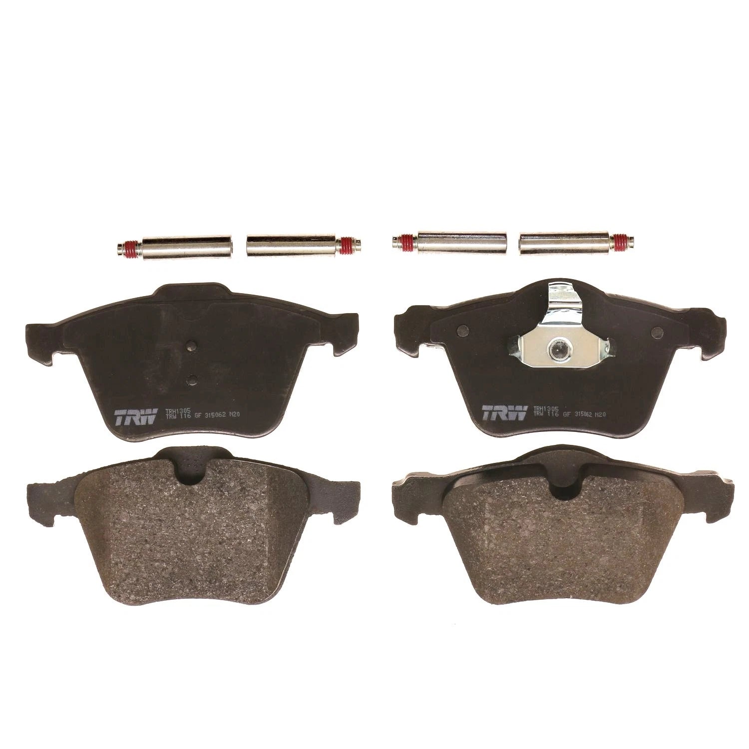 Set of 4 Disc Brake Pads for Volvo S60 (2011–2018)