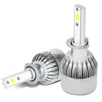 H1 LED Headlight Bulbs Kit 6000K for + Cooling Fan