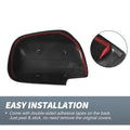 Rearview Mirror Cover Overlay Black Carbon Fiber for Lexus RX350 RX330 (2004-2006)