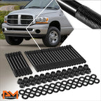 26Pcs 12-Point Cylinder Head Studs Nuts Kit for Dodge Ram 2500-5500 (1998–2010)