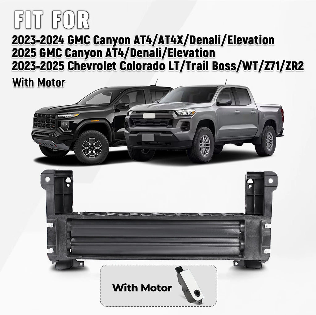 Front Lower Radiator Shutter for Chevy Colorado & GMC Canyon (2023–2025)