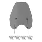 Windshield Windscreen & 41mm Clamps for Harley Softail FXSTB FXST (1988–2013)