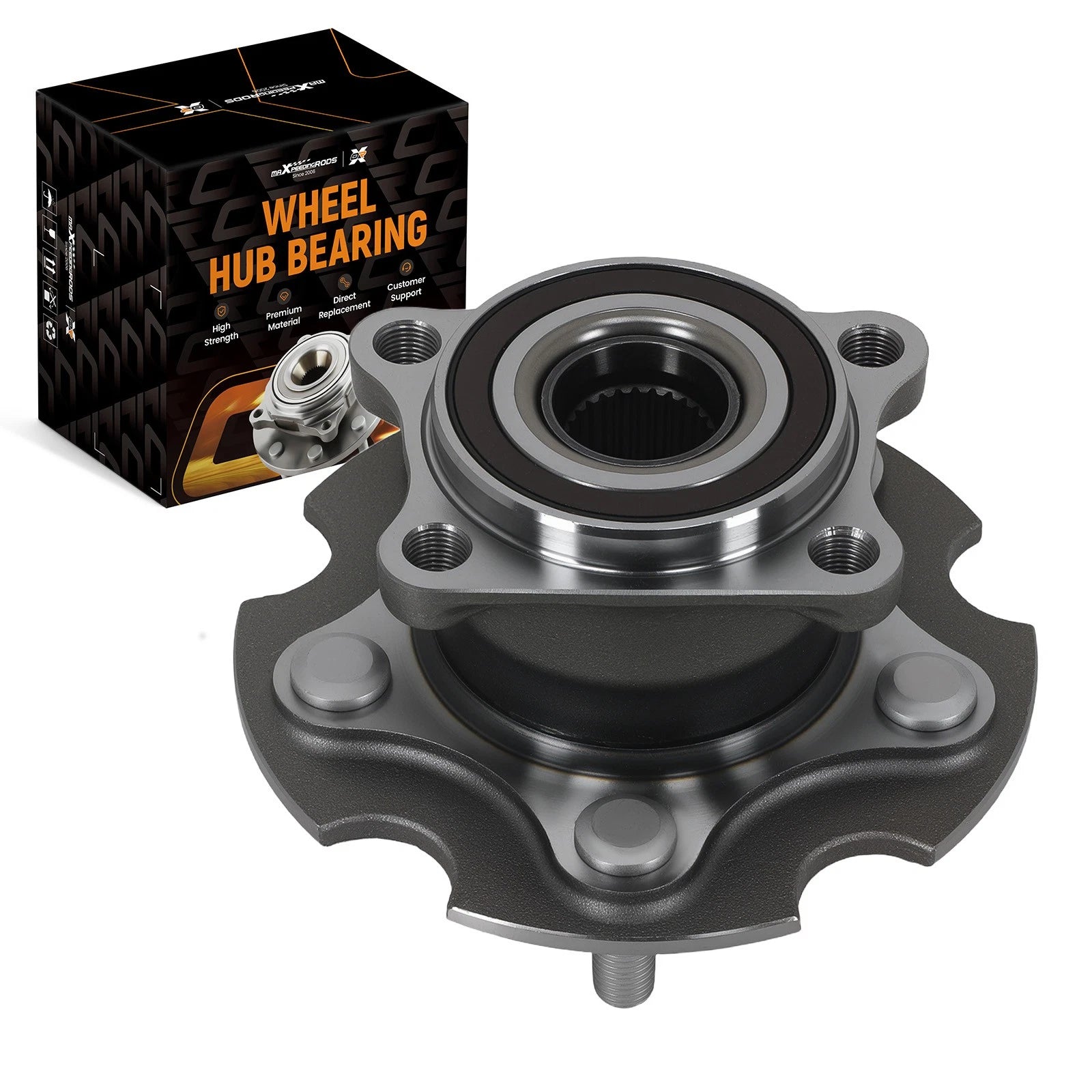 5-Bolt Wheel Hub Bearing Assembly for Lexus NX300h (2015–2019) AWD