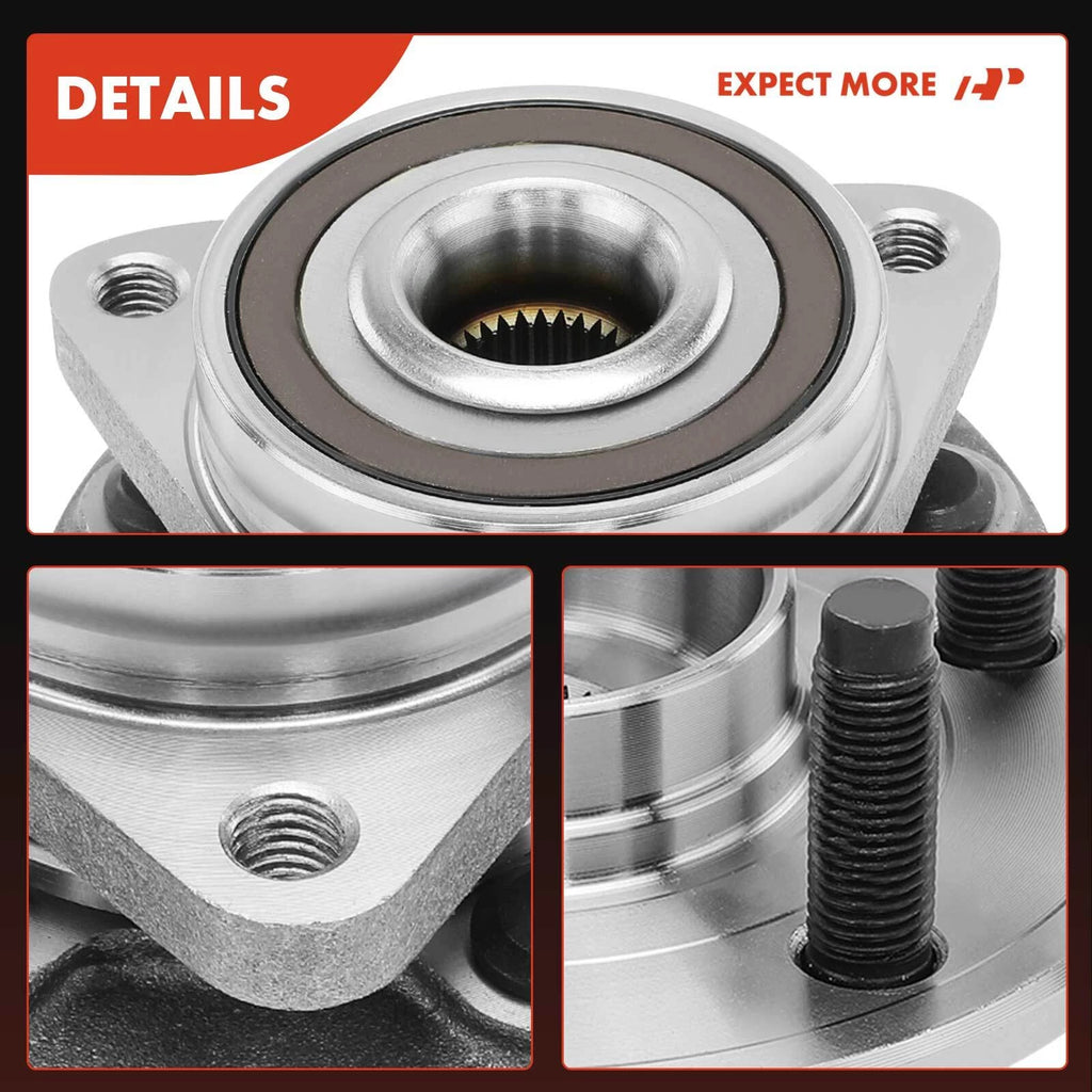 2X Front Wheel Hub & Bearing Assembly for Chevy Cruze (2011-2015)
