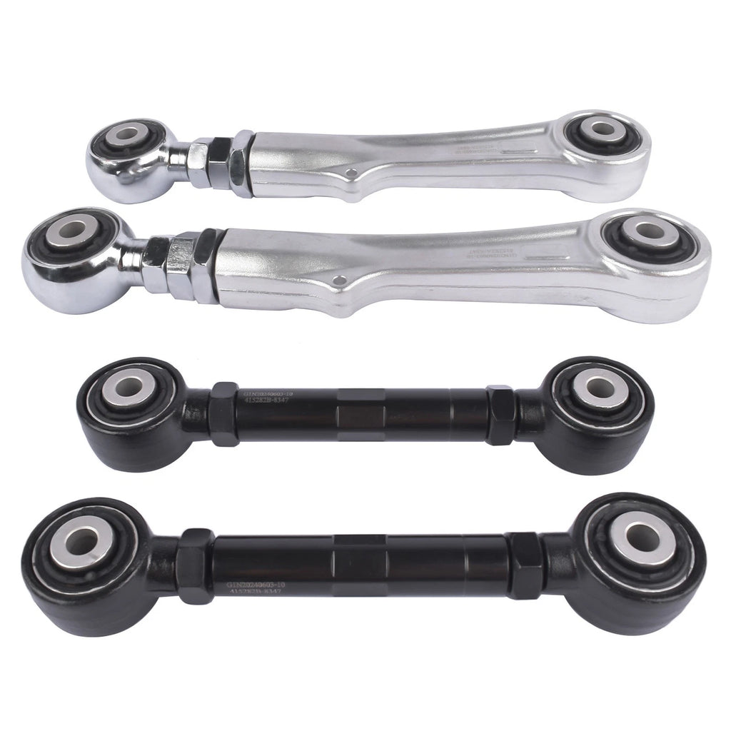 Set of 4 Rear Adjustable Control Arms Camber & Toe Kit for Tesla Model X (2015-2020)