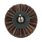 Set of 3 Polishing Brushes 60mm for Wood Metal Jade Cleaning