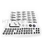 Silver Motorcycle Fairing Bolts Kit for Suzuki GSXR1000 (2003–2004)