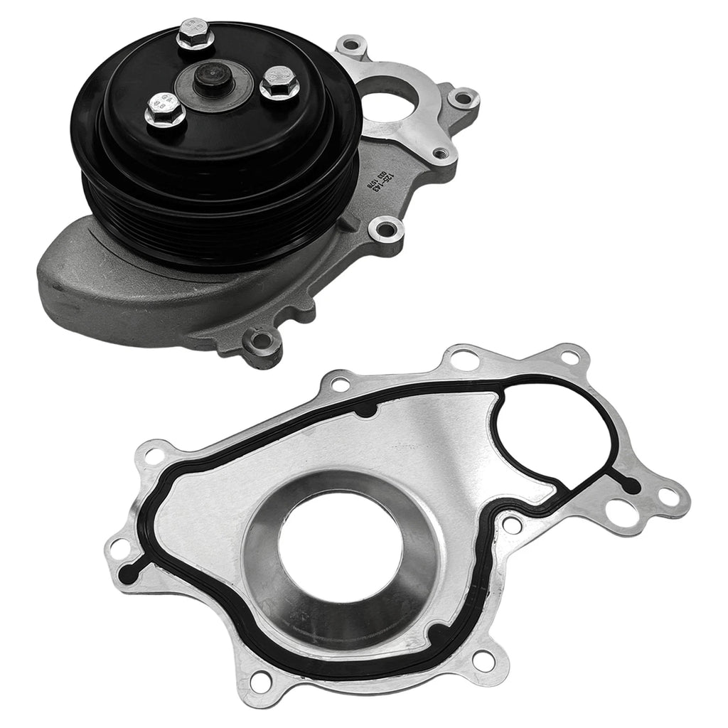 Water Pump with Pulley & Gasket for Ford F-150 Mustang Transit-150 250 (2011–2020)