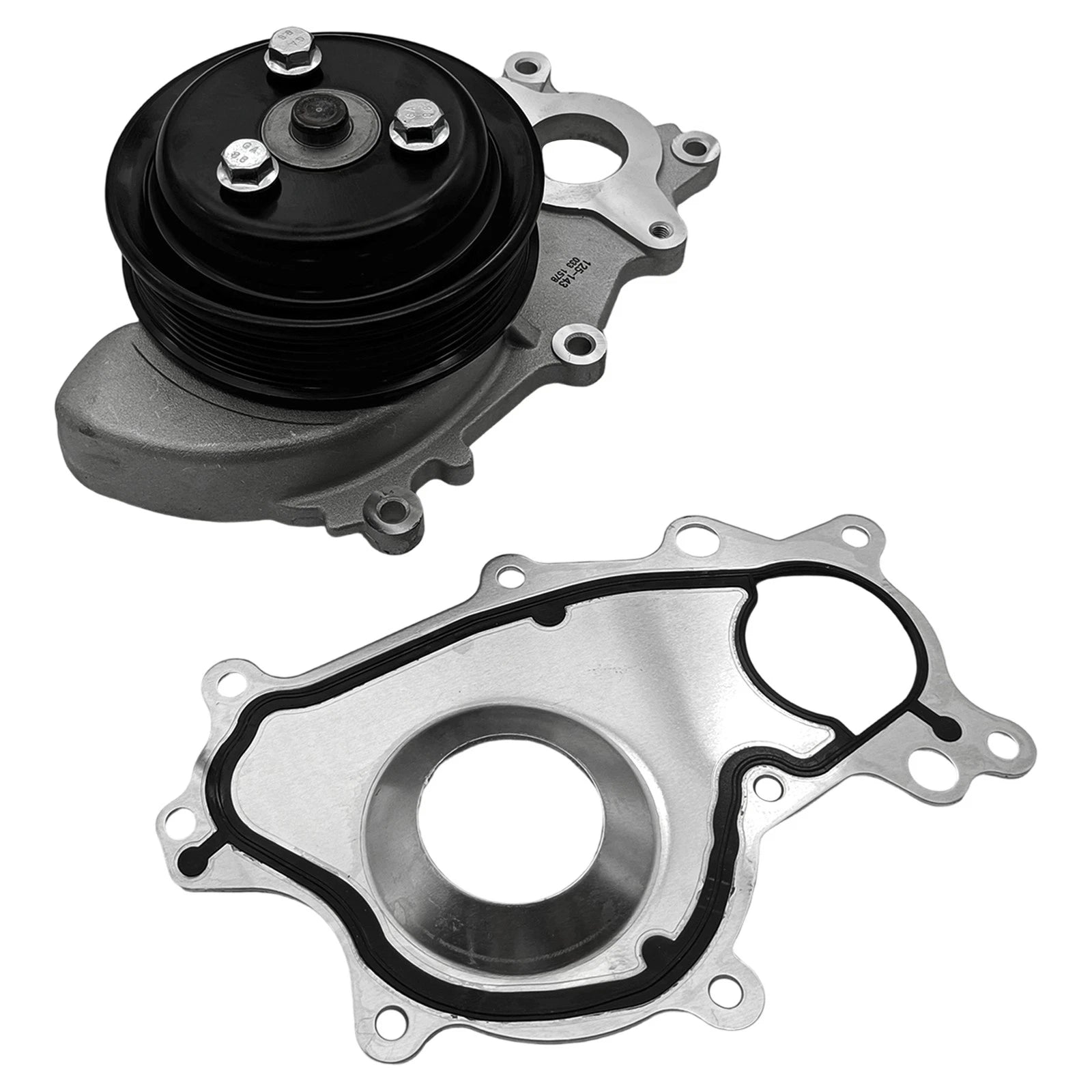 Water Pump with Pulley & Gasket for Ford F-150 Mustang Transit-150 250 (2011–2020)