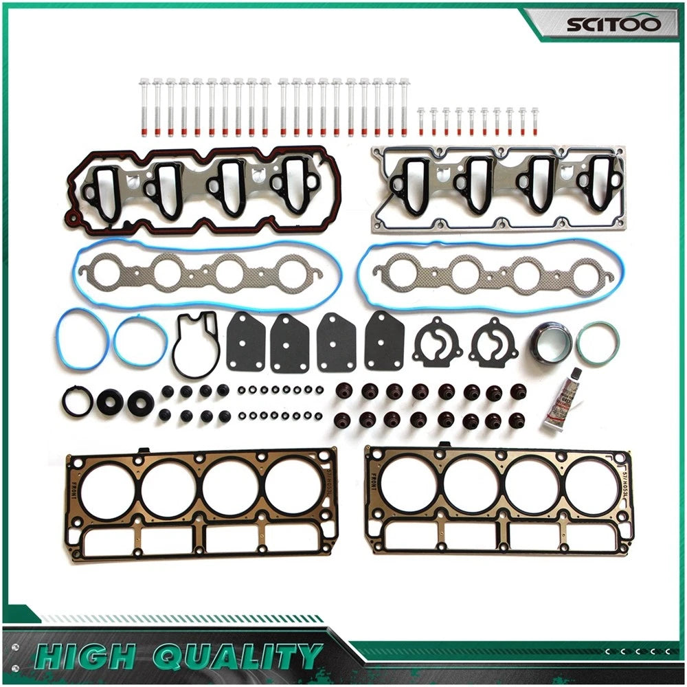 Head Gasket Set & Head Bolts Kit for Chevrolet Silverado 1500 4.8L (2007)