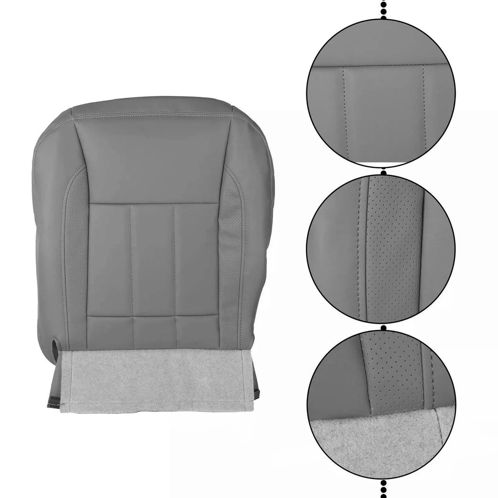 Driver Bottom Seat Cover for Dodge Ram 1500 2500 3500 (2006–2009) Gray