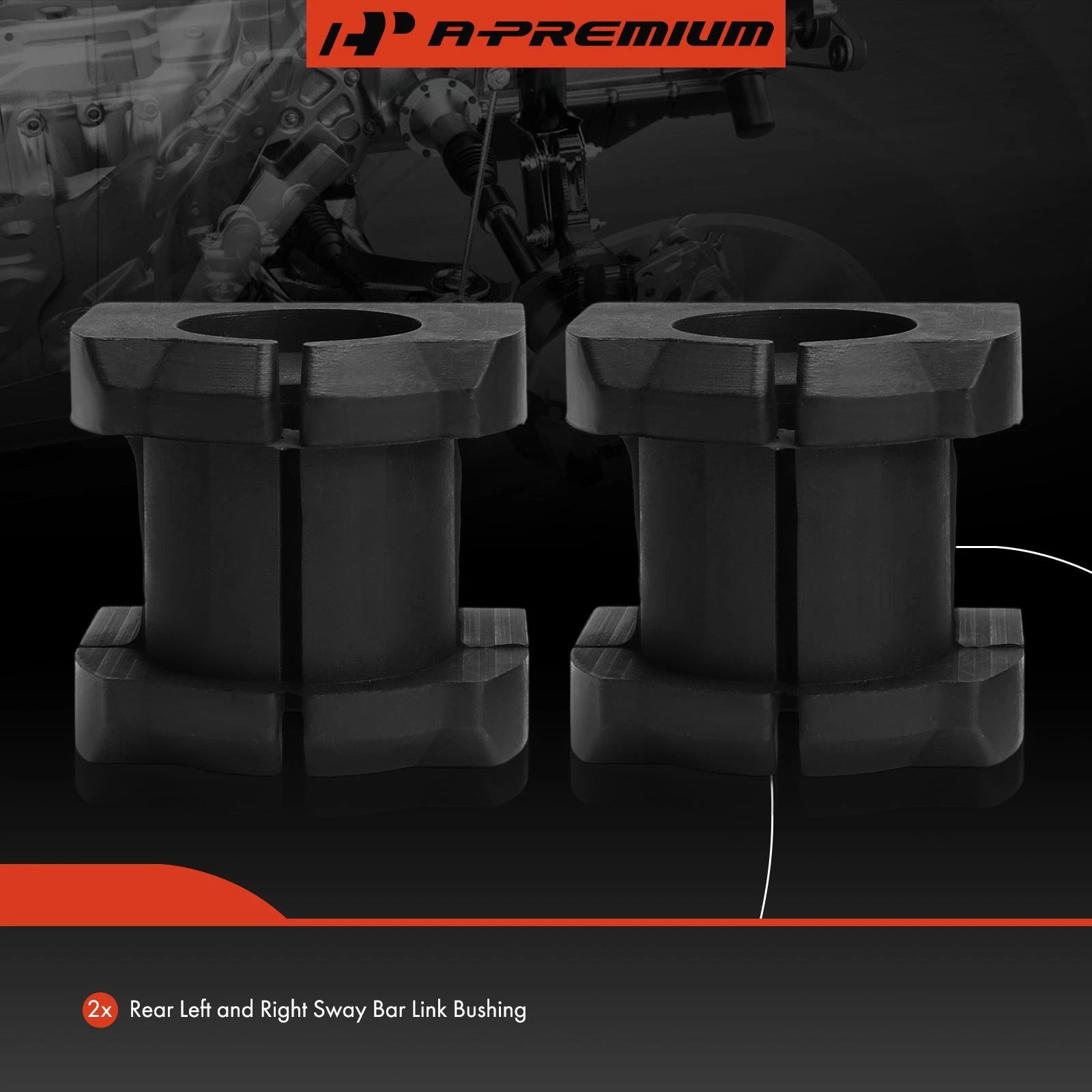 2X Rear Sway Bar Bushing for Mitsubishi Lancer (2005-2023)