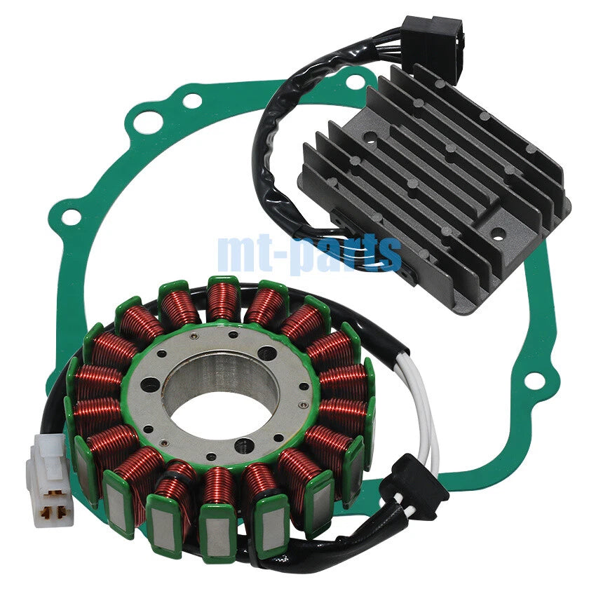 Stator Coil + Regulator Rectifier + Gasket for Suzuki GSX-R1000 (2001–2002) 31401-35F10