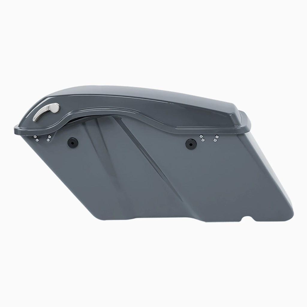 Hard Saddlebags for Harley CVO Street Glide (2014–2023) 18 Gunship Gray