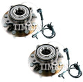Set of 2 Front Timken Wheel Bearing and Hub Kits for Chevrolet GMC (RWD)