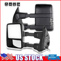 Set of 2 Tow Manual Signal Mirrors for Ford F250 F350 F450 F550 Super Duty