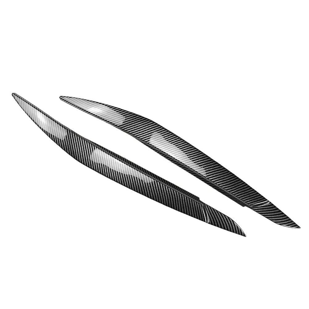 Carbon Look Headlight Eyebrows Trim for BMW X6 E71 E72 X6M X5M E70