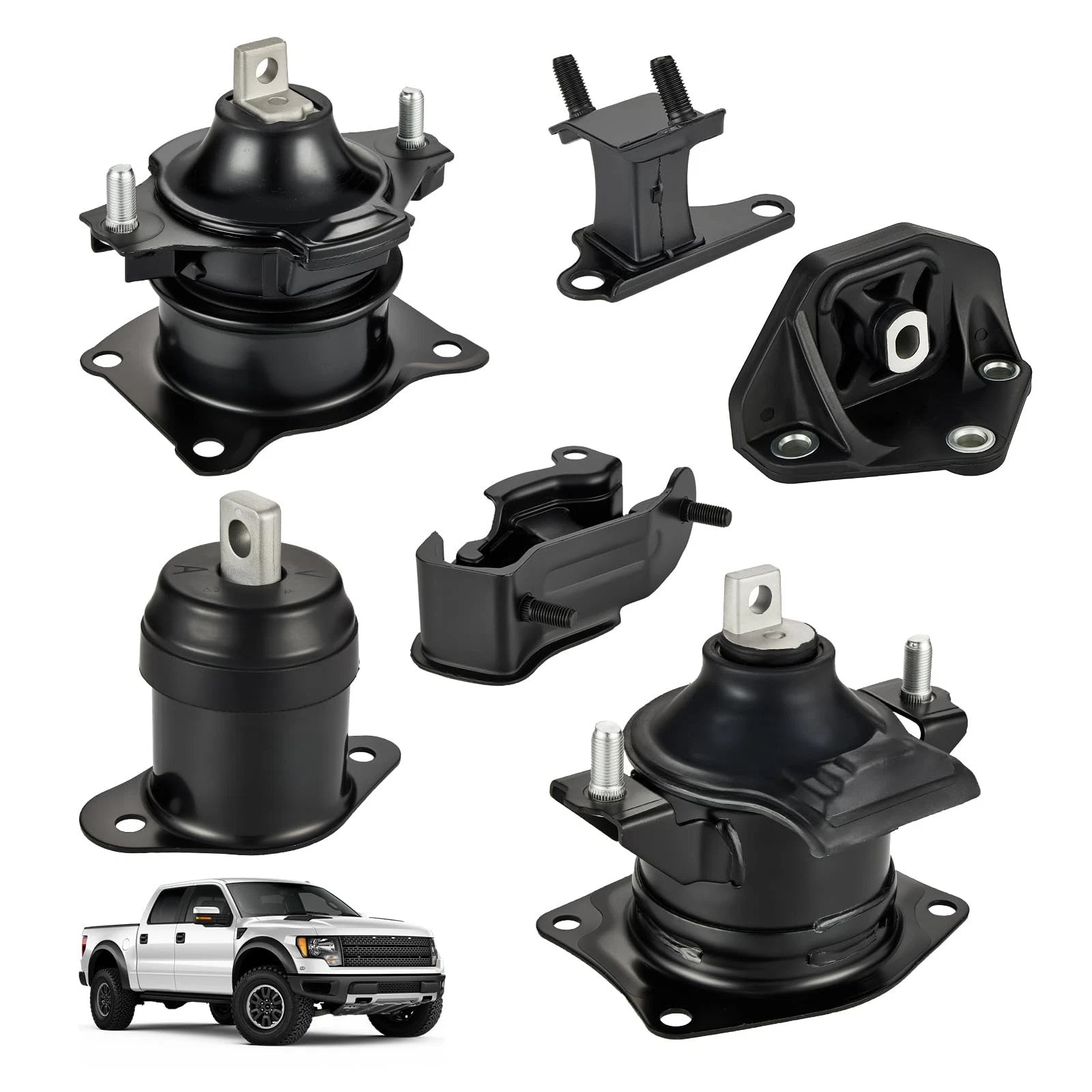 6PC Motor Mounts for Honda Accord 3.0L (2003–2007) A4527HY A4526HY A4525 A4544