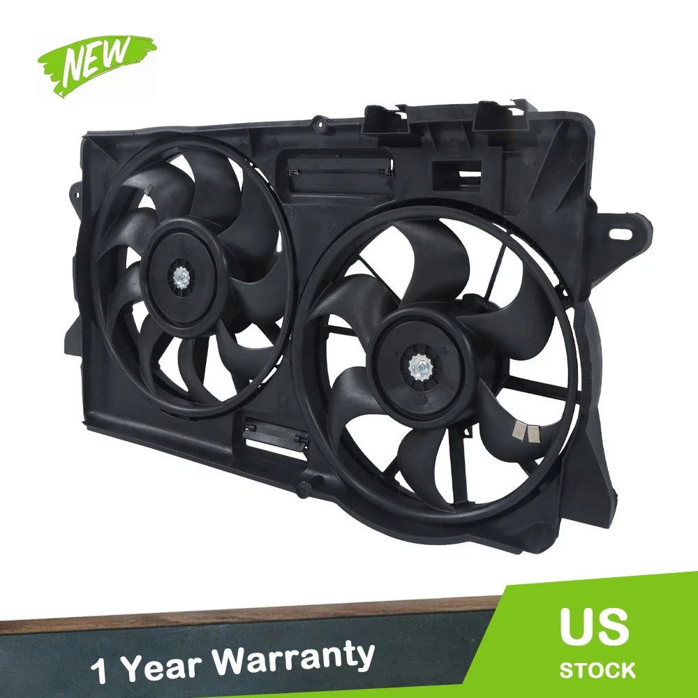 Dual Radiator Cooling Fan with Shroud for Ford Mustang (2015–2022)