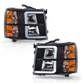 LED DRL Tube Headlights for Chevy Silverado (2007–2013)