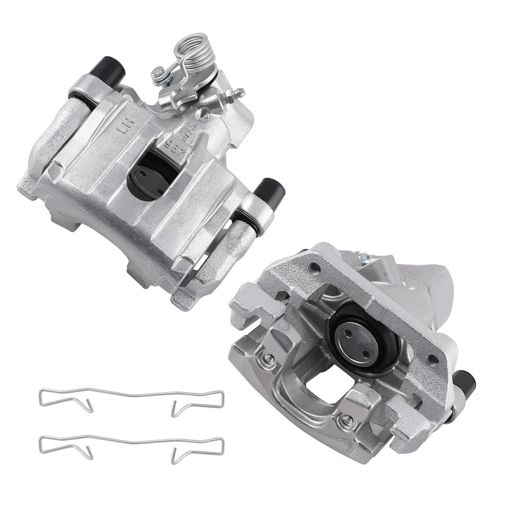 2X Rear Disc Brake Caliper w/Bracket for Ford EcoSport (2018–2022)