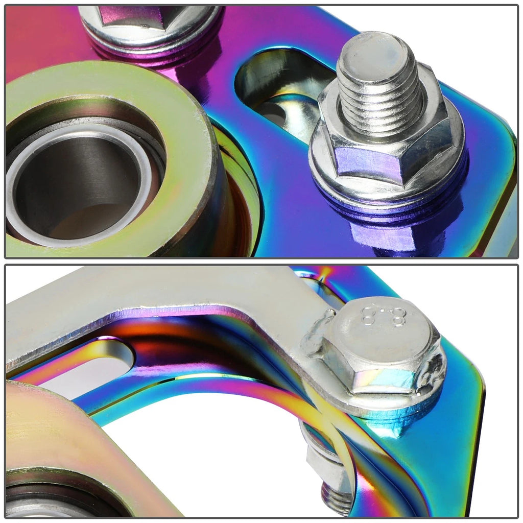 2X Adjustable Camber/Caster Plates for Ford Mustang (1979–1989) Neo Chrome