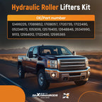 Hydraulic Roller Lifters Set for Chevrolet GMC (1992–2014 LS1–LS7)
