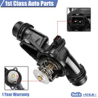 Thermostat w/ Housing Kit for BMW E39 530, E46 325, 325xi (1999–2006)