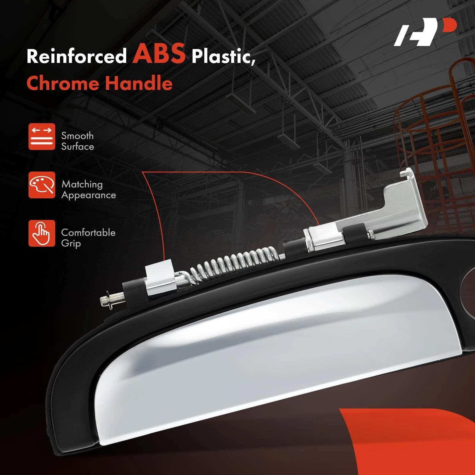 Front Driver Exterior Door Handle for Kia Rio (2006–2011)