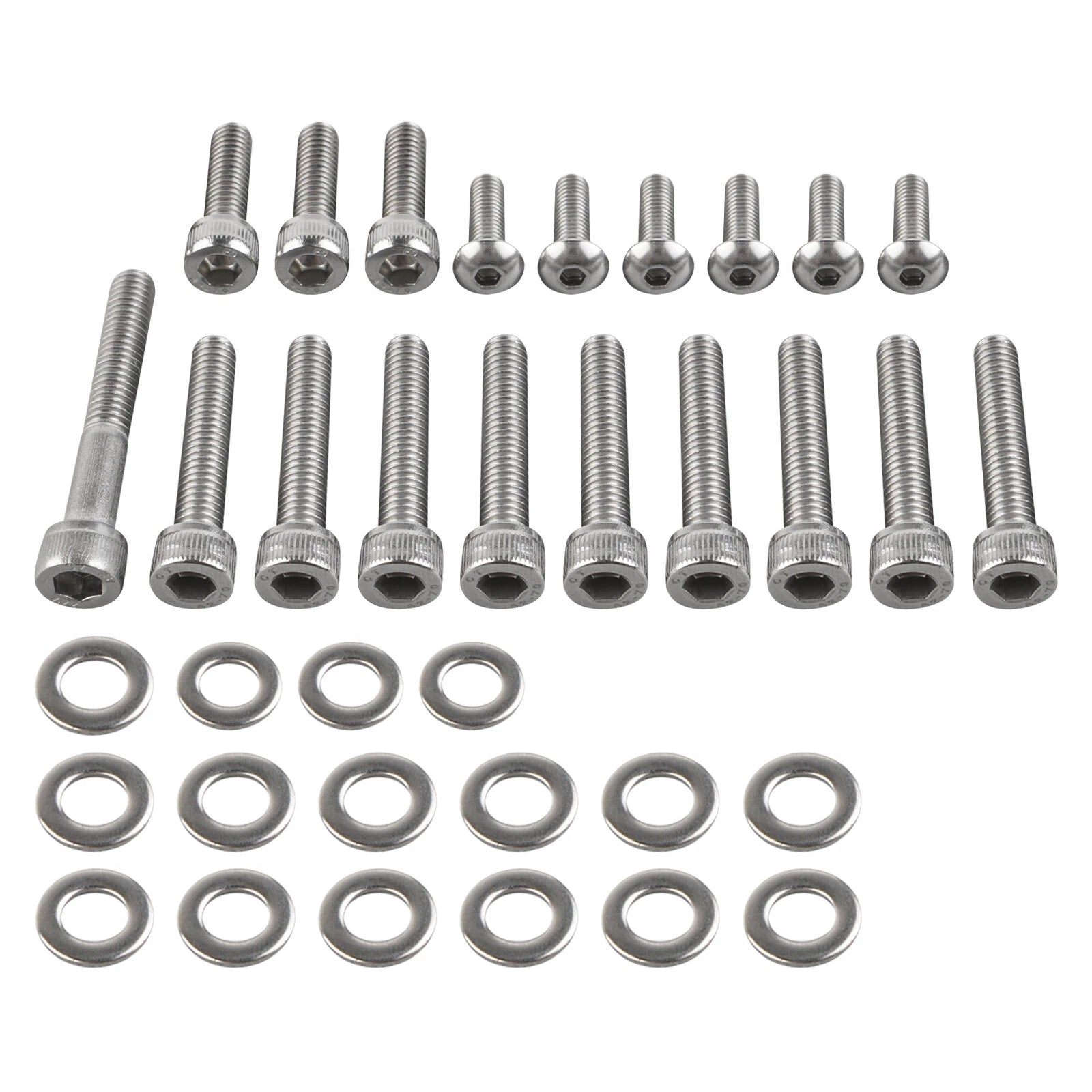 Set of 4 Right Case Cover Bolts Washers for Yamaha Banshee 350 (1987–2006)