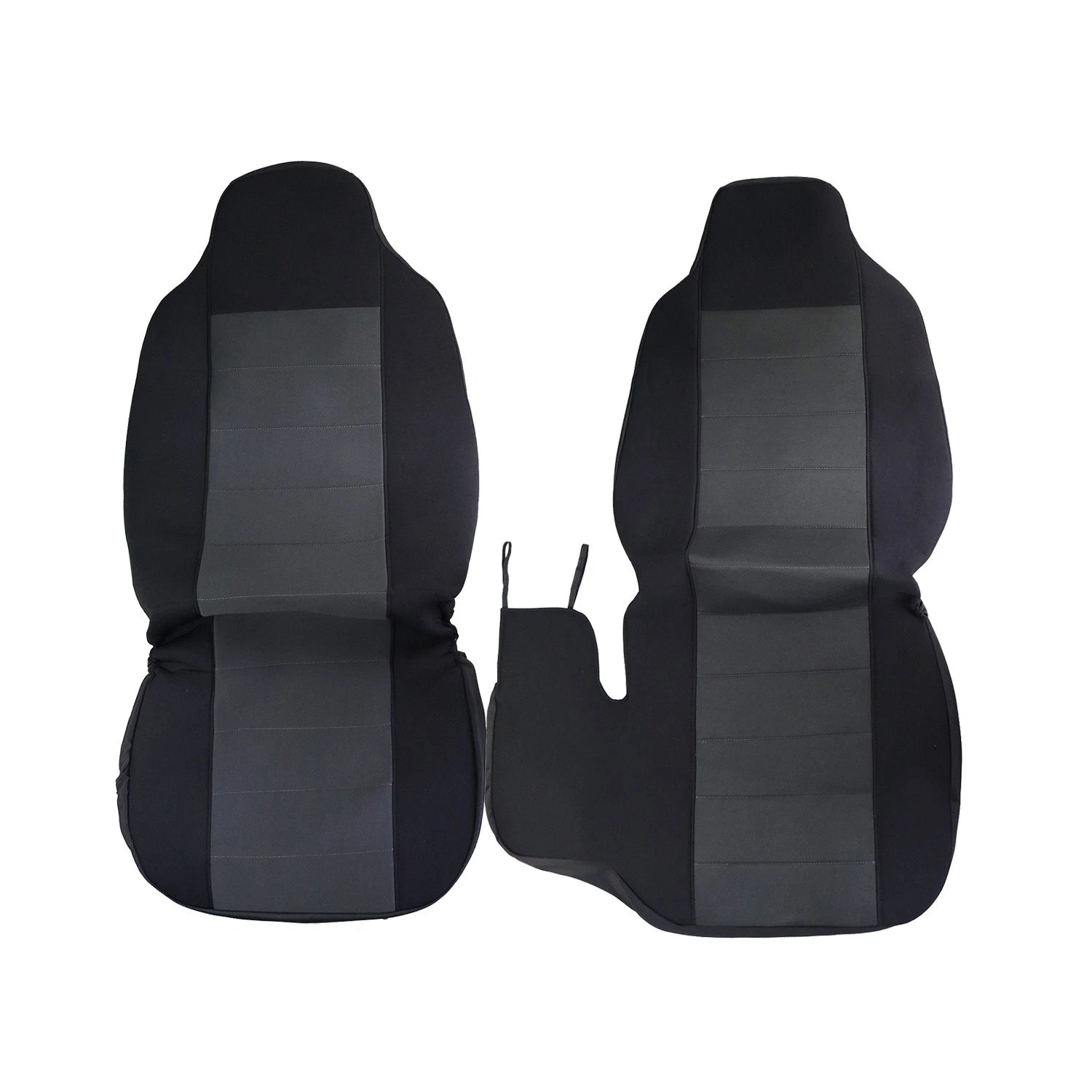 Set of 2 Hi-Back Car Seat Covers for Ford Ranger (2004–2012) Deep Gray