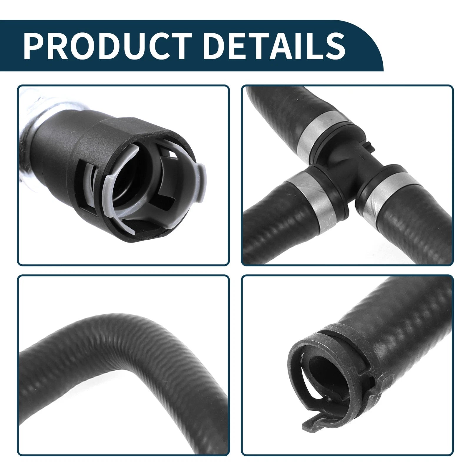 Radiator Hose Heating Water Pipe for Ford Edge (2015–2023) CT4Z18N345B Rubber