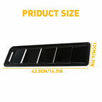 2X Air Flow Intake Hood Scoop Vent Cover for Universal Fit (Car)