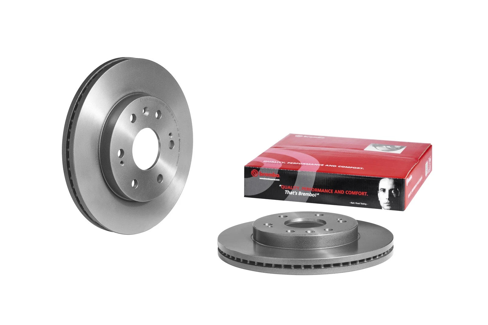 Brembo 330mm Coated Disc Brake Rotor for Chevy Cadillac GMC