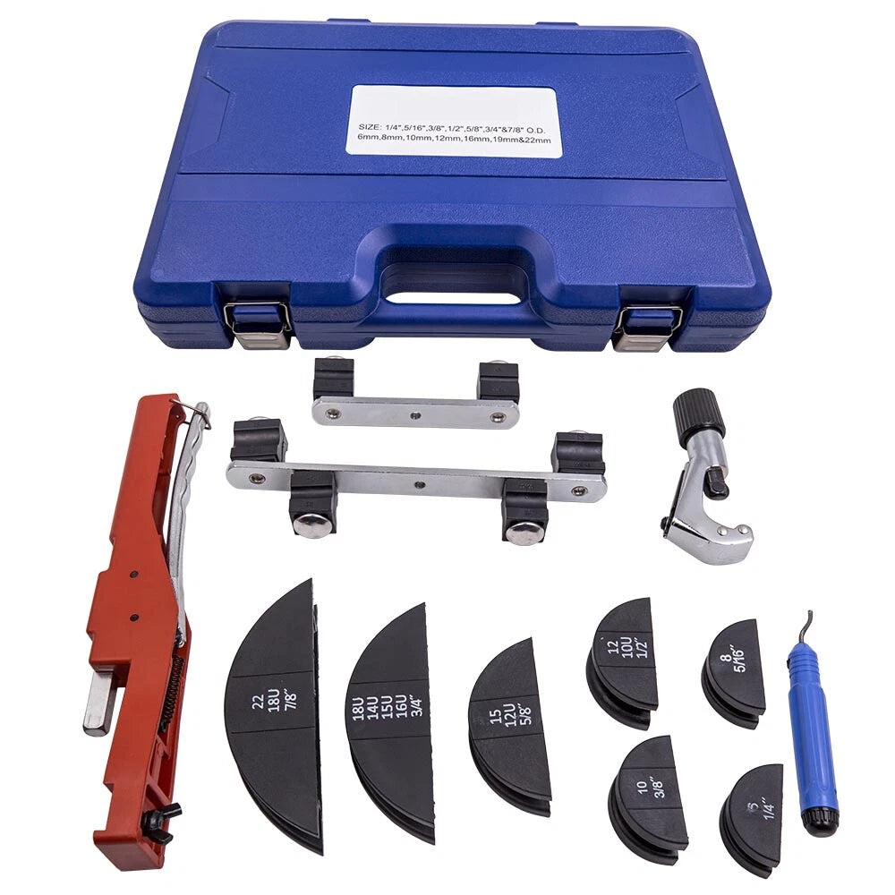 Ratcheting Pipe Bender Tool Kit for HVAC Refrigeration