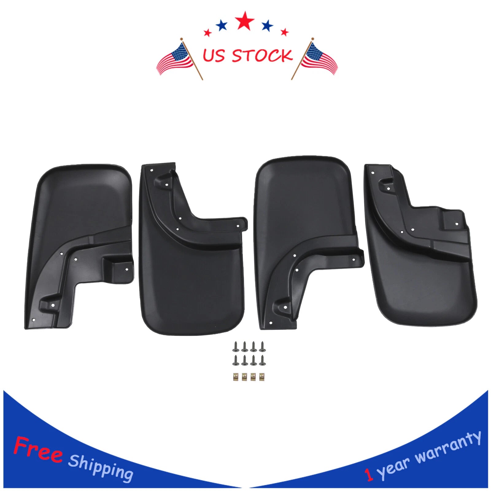 Set of 4 Splash Guards Mud Flaps for Toyota Tacoma (2005–2015)