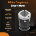 1HP Electric Motor 1800RPM 230V/460V 56C Frame 5/8" Shaft (Three Phase)